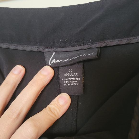 Lane Bryant | Black Wide-Leg Dress Pants - Picture 3 of 7